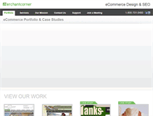 Tablet Screenshot of merchantcorner.com